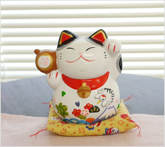 楽天市場】日本一 縁起づくしの福ねこ七福神（貯金箱） : 笑福