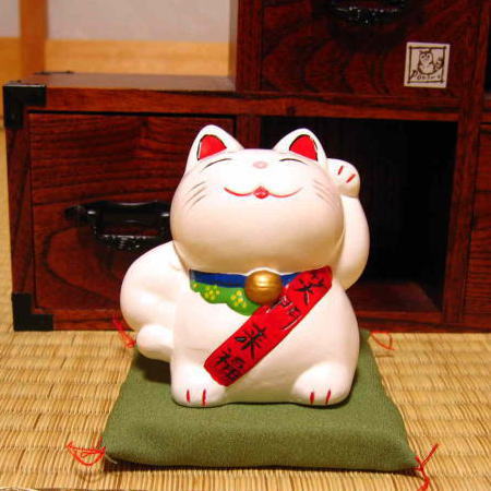 楽天市場】福笑い招き猫七福神 : 笑福工房 万兵