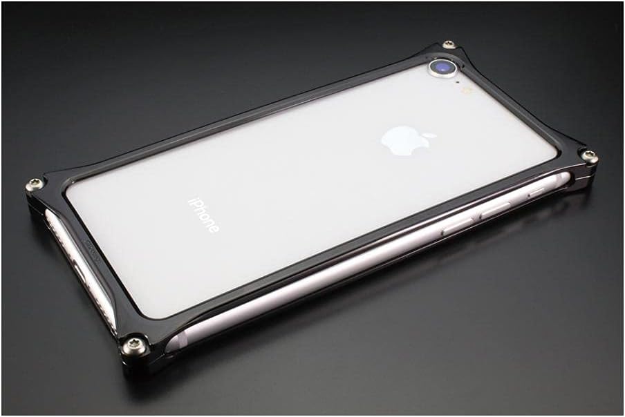 ギルドデザイン(GILD design) ソリッドバンパー ポリッシュブラック iPhoneSE 2020 8 7 GI-402PB 42412 iPhone 8 iPhone 7