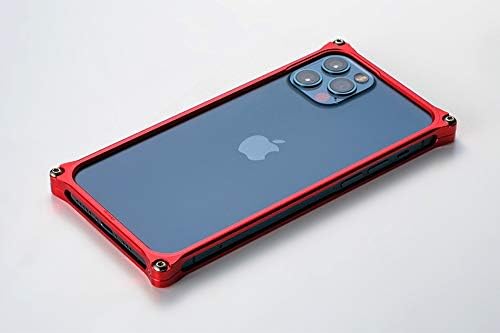 ギルドデザイン(GILD design) ソリッドバンパー iPhone12ProMax ケース ジュラルミン削り出し 日本製 レッド GI-430R 43189