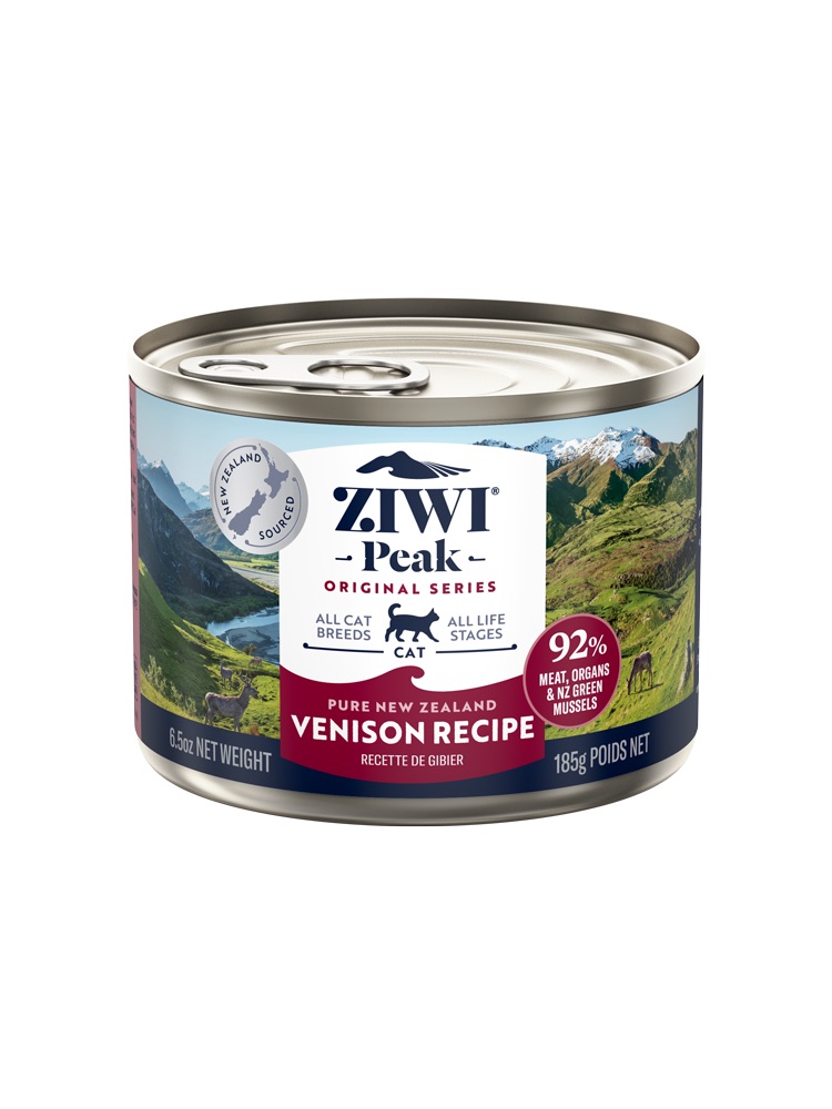 ジウィピーク (ZIWI Peak) 缶詰 ベニソン (猫用) 185g×12缶