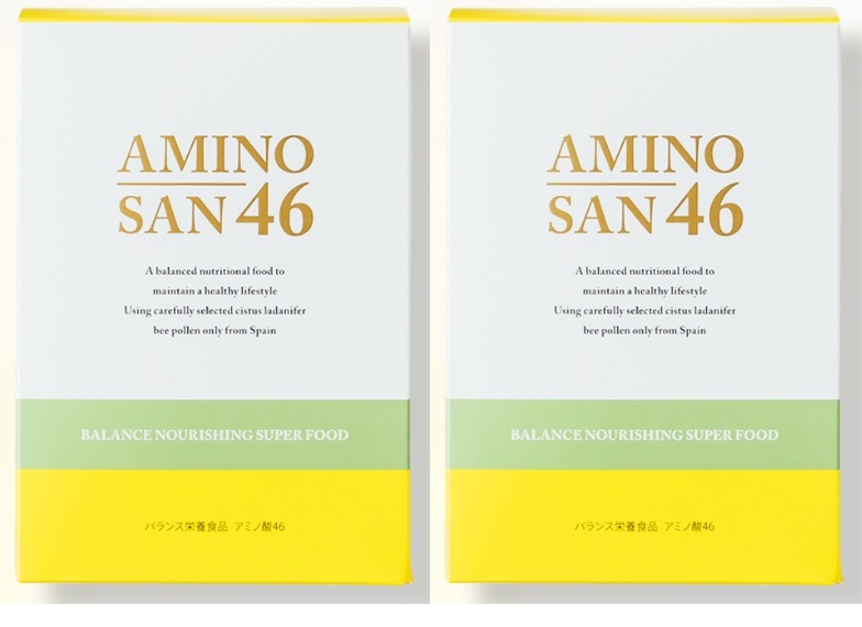 【 アミノ酸46　（3ｇ×60本1か月分）×2箱セット】ポーレン（蜂蜜花粉）含有 サプリメント 14,446円