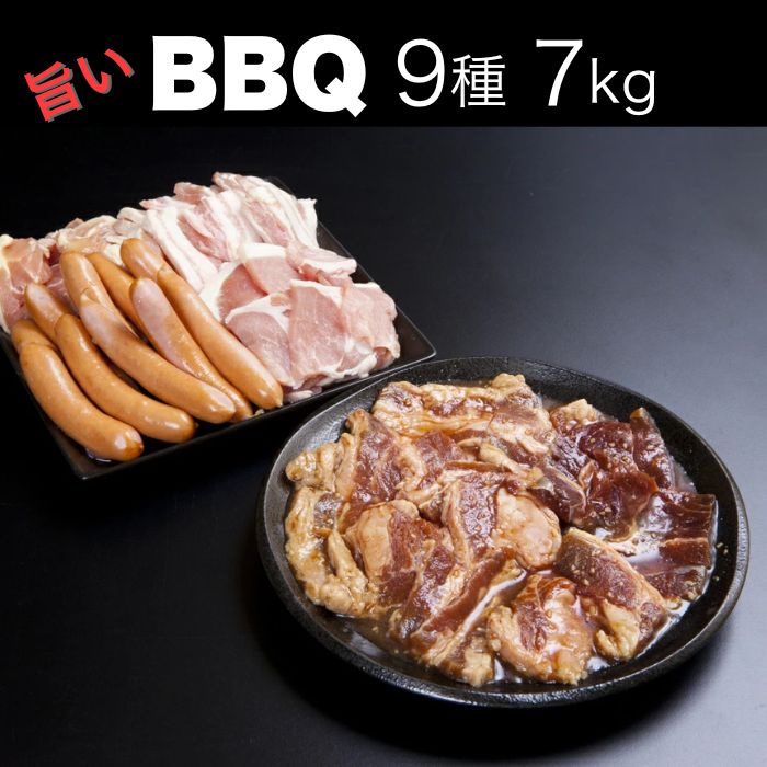 バーベキュー セット ランキング常連！ 送料無料の激安価格！ 特製タレ箸 紙皿付き 20人前　リニューアル9種類 総重量7kg アウトドア 焼肉 お取り寄せ 詰め合わせ
