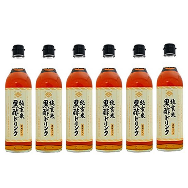 純玄米黒酢ドリンク 500mlx6本 （1ケース）