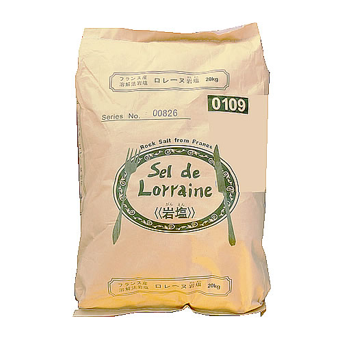 楽天市場】【まとめ買い】白松 山菱岩塩 20kg : 万糧米穀