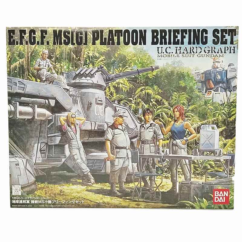 未組立品 1/35 地球連邦軍 陸戦MS小隊ブリーフィングセット U.C.ハードグラフNo.3 BANDAI バンダイ プラモデル ガンプラ 中古 [1-5a-87-124]｜万SAI堂　店