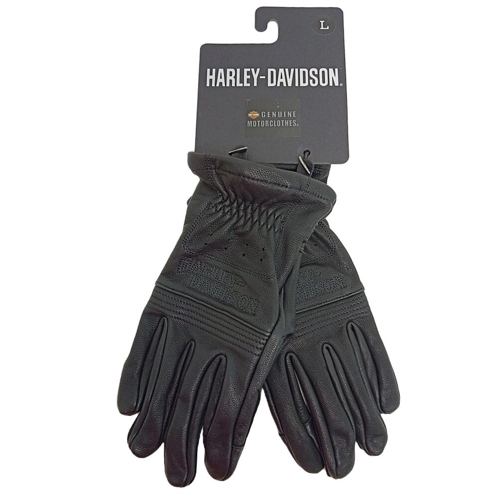 Harley-Davidson正規販売店品 新品未使用 レザーグローブ ブラック ギルド防水レザーグローブ -ハーレーダビッドソン公式オンライン