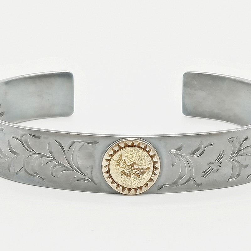 ［中古］正規品　タディアンドキング　スクロールバングル ノベルティ付き 中古］正規品タディアンドキングスクロールバングル ノベルティ付き