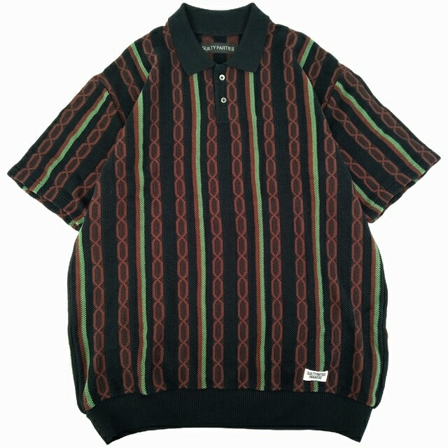 ワコマリア　ポロシャツ　希少XL WACKO MARIA ワコマリア 18SS 18SS-WMK-KN19 GUILTY PARTIES