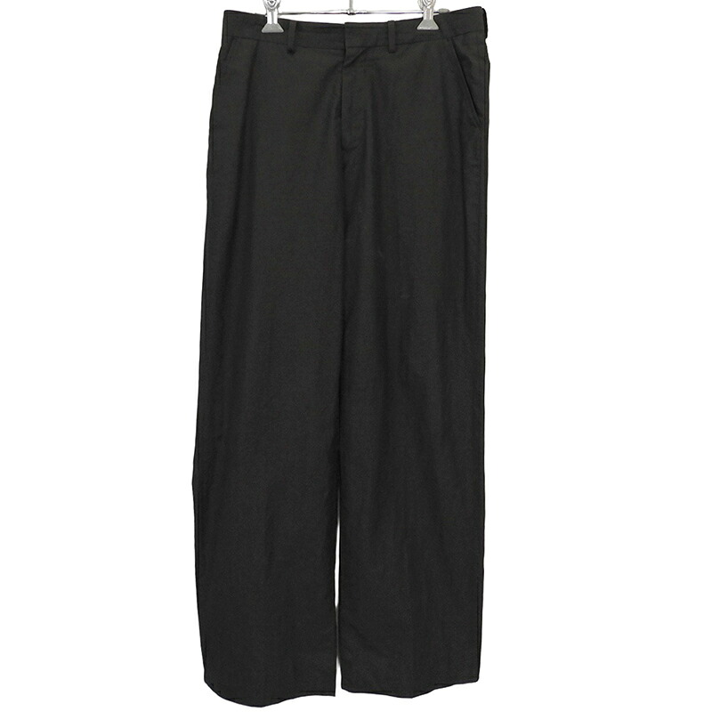 AURALEE オーラリー コットン スラックス ボトムス メンズ チャコールグレー size3 【中古】｜万SAI堂　店 14,114円