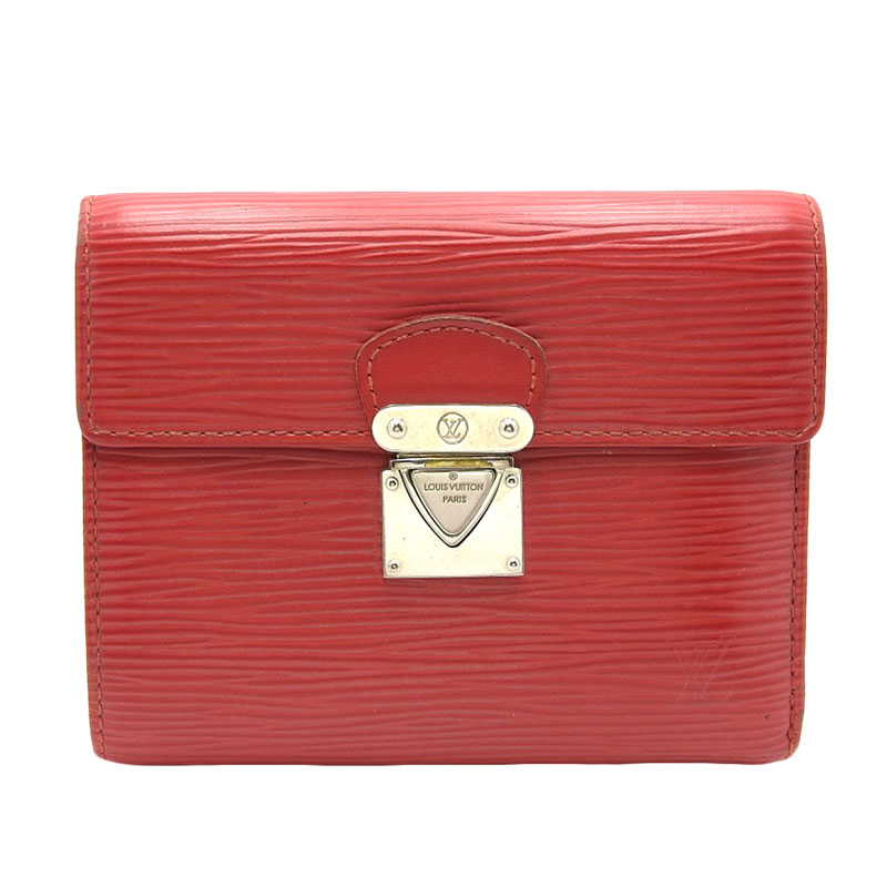 Louis Vuitton ルイ ヴィトン エピ ポルトフォイユ・コアラ 紙入れ 頬べに M5801E 【中古】