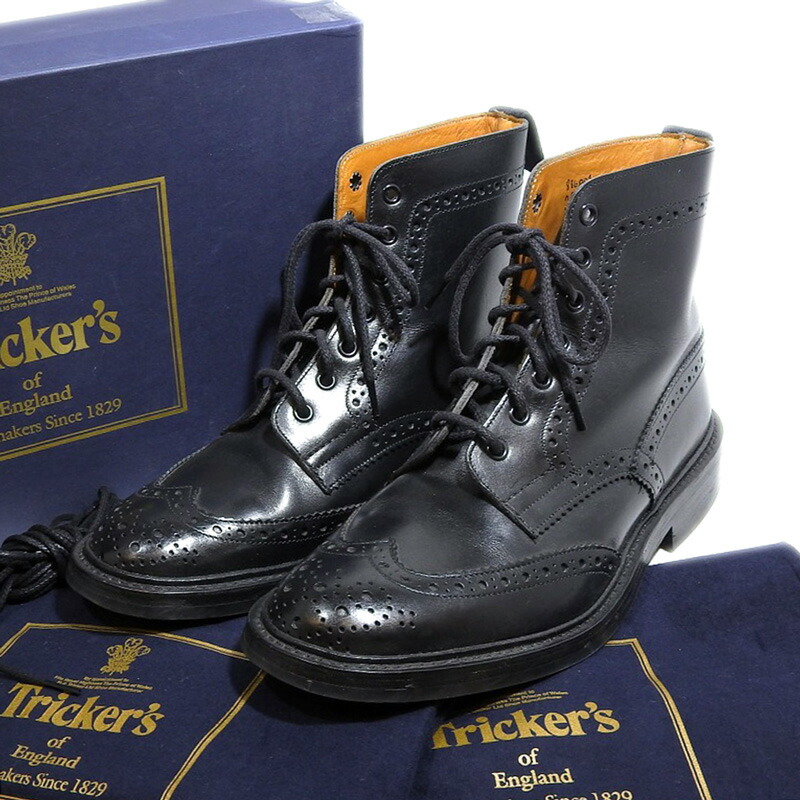 Tricker's トリッカーズ　M5634 美品　新古品 ブーツ | M5634 STOW / ESPRESSO BURNISHED (LEATHER SOLE