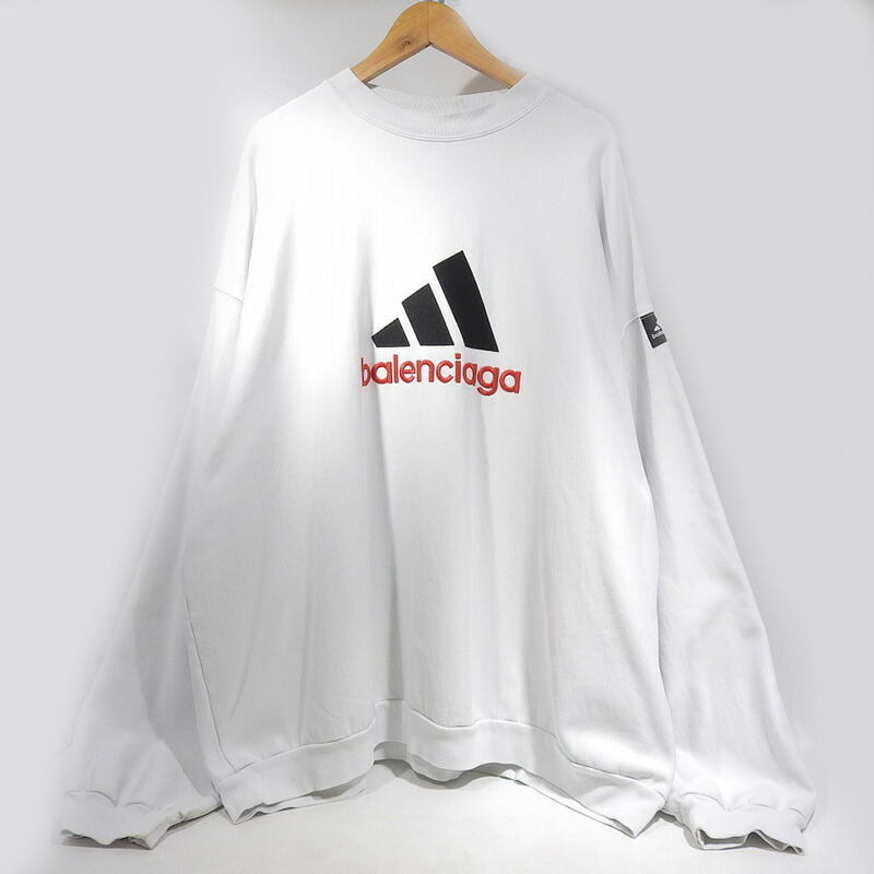 BALENCIAGA バレンシアガ ADDIDAS 二人三脚 厚地の外套大きさ 調教師 メンズ 白いこと size 4 22AW 【中古】