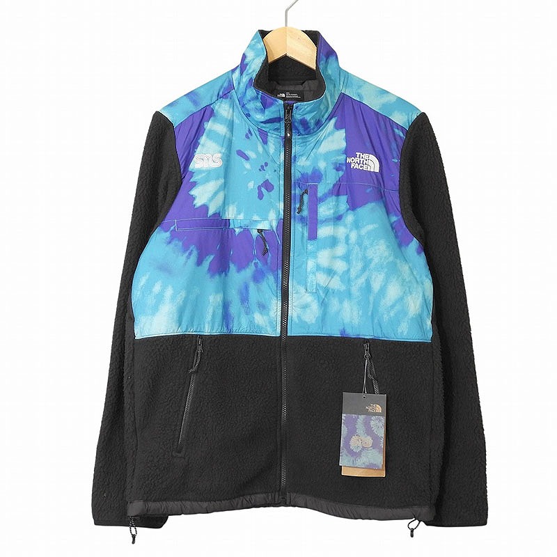 THE NORTH FACE ザ 北の方 人間の顔 フリース 上衣 メンズ 青碧 パープル 黒いこと size M 【中古】
