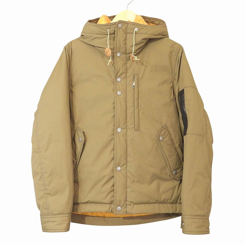 THE NORTH FACE ザ 北の方 人間の顔 PURPLE LABEL 牟礼 ショートダウンパーカ メンズ ベージュ sizeM ND2663N 【中古】