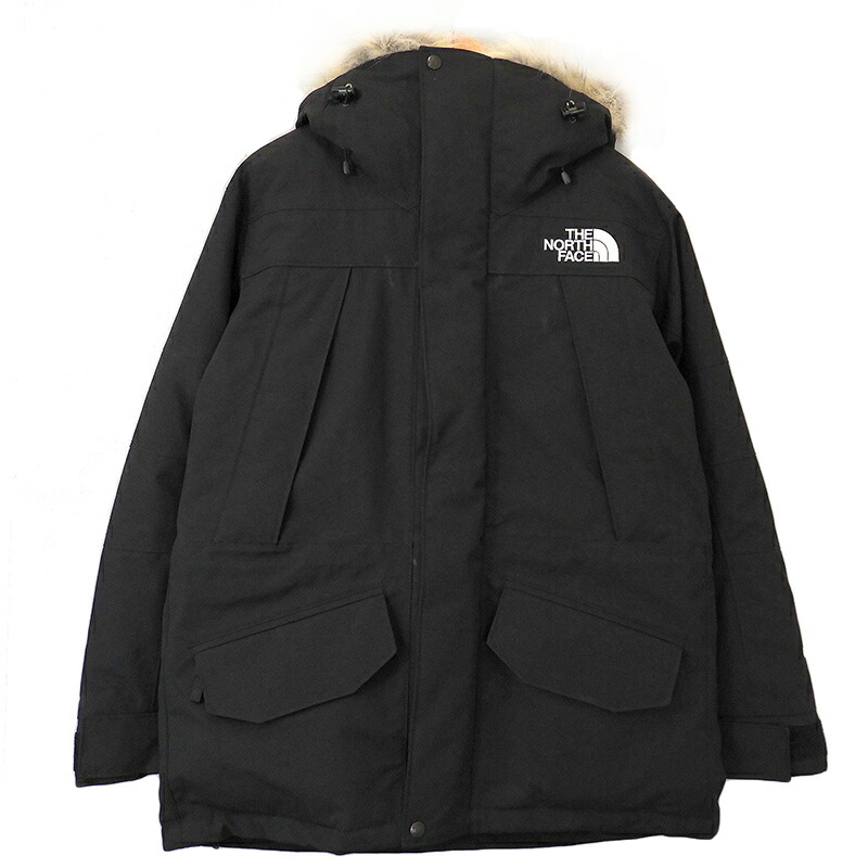 THE NORTH FACE ザ 北の方 人間の顔 Antarctica Parka 落ちこむ上衣 メンズ 黒いこと sizeM ND92546 【中古】