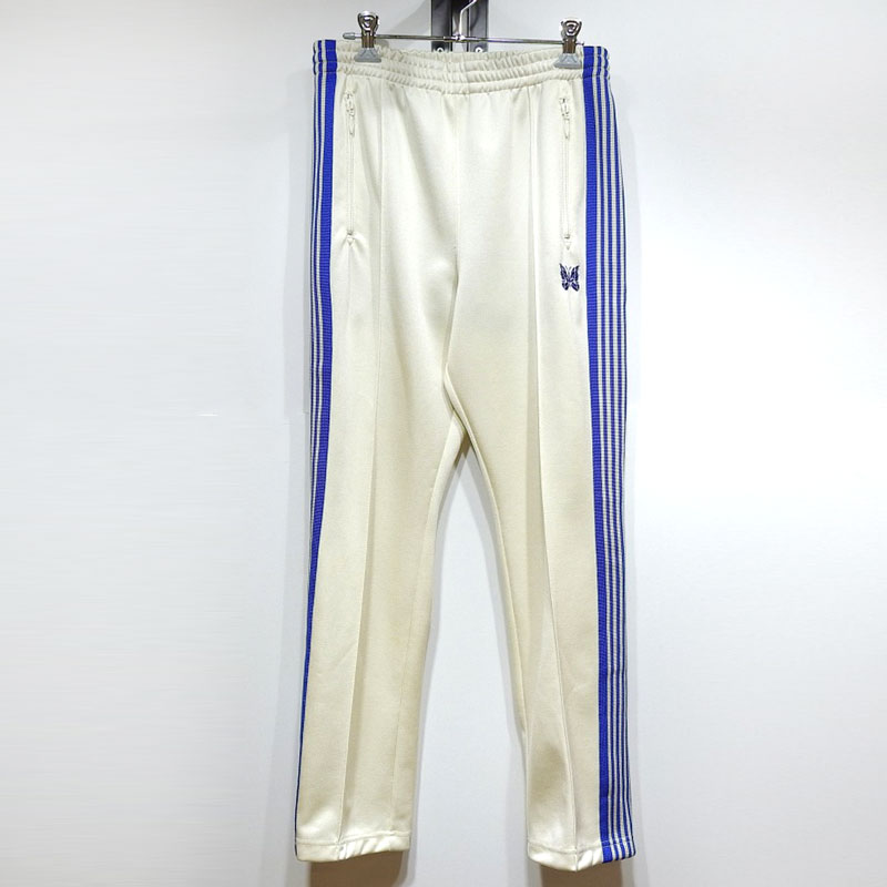 未使用品　 needles トラックパンツ　マロン　オレンジ　正規品 needles トラックパンツ ナロー マスタード Sサイズ - メルカリ