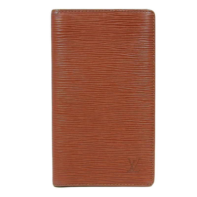 美品 ルイヴィトン エピ 札入れ ポルト カルト クレディ 円 長財布 ブラウン 3-840-0845_1.jpg