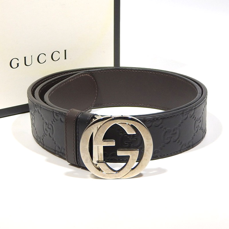 楽天市場】グッチ GUCCI ベルト メンズ ブラック/ブラックカラー