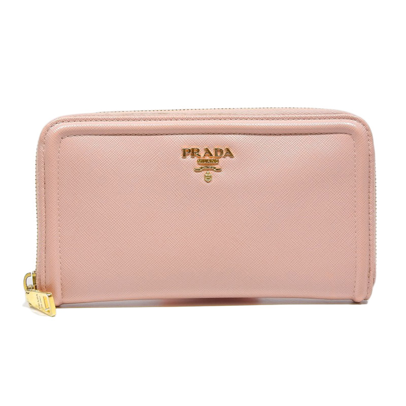 PRADA プラダ 長財布 サフィアーノレザー ラウンドファスナー ピンク 楽天市場】PRADA プラダ ラウンドファスナー財布 長財布
