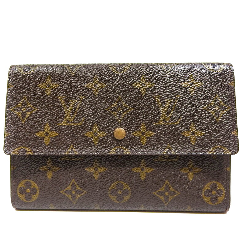 美品✨️ルイヴィトン　モノグラム　ポシェット　パスポール　三つ折り財布　財布 LOUIS VUITTON ルイヴィトン モノグラム ポシェット パスポール