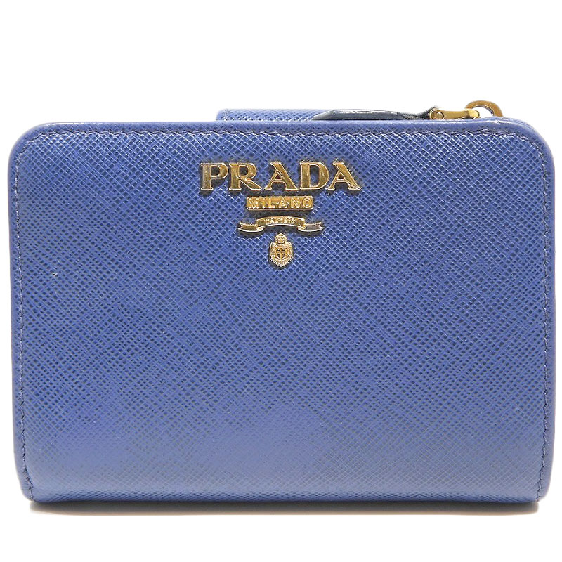 PRADA プラダ 二つ折り財布 レディース ブリエッタ アストラーレ 1ML018 【中古】｜万SAI堂　店 27,166円