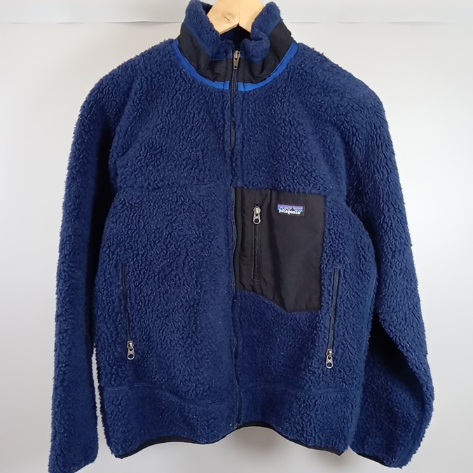 Patagonia パタゴニア 14AW Classic Retro-X Jacket クラシックレトロX ジャケット メンズ ネイビー size XS 23055FA14 【中古】|万SAI堂 店