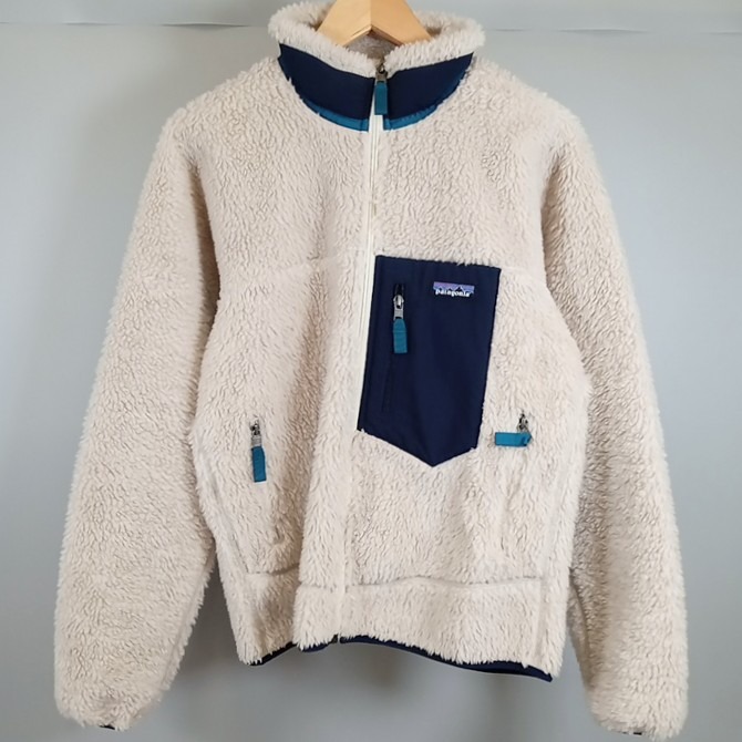 Patagonia パタゴニア 21AW Classic Retro-X Jacket クラシックレトロX ジャケット メンズ アイボリー size S 23056FA21 【中古】