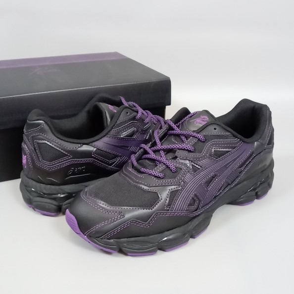 asics × Needles アシックス × ニードルス 24SS GEL-NYC スニーカー メンズ 黒いこと×パープル size 26.5糎 1201B008-001 【中古】
