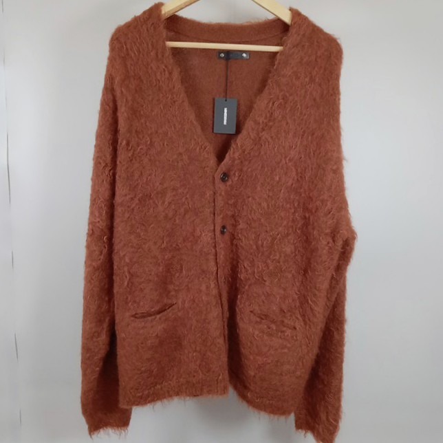楽天市場】美品 MINEDENIM マインデニム Shaggy Mohair Knit Cardigan