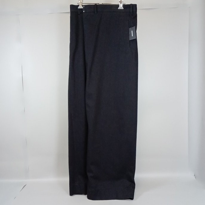 MINEDENIM マインデニム 20SS Waist Tucked Big PS ウェストタックパンツ メンズ ブラックsize 30 2002-7002-99-302 【中古】