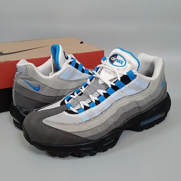 靴 NIKE AIR MAX95 Cool Gray DM0011-003 New Nike Air Max 95 Cool Grey & Uni Blue DM0011-003