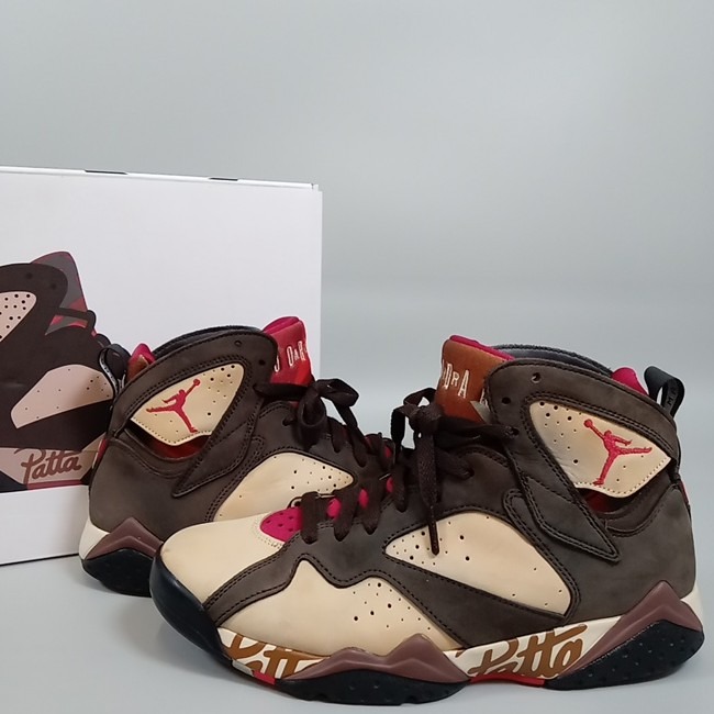 楽天市場】NIKE AIR JORDAN 7 RETRO PATTA shimmer/tough red