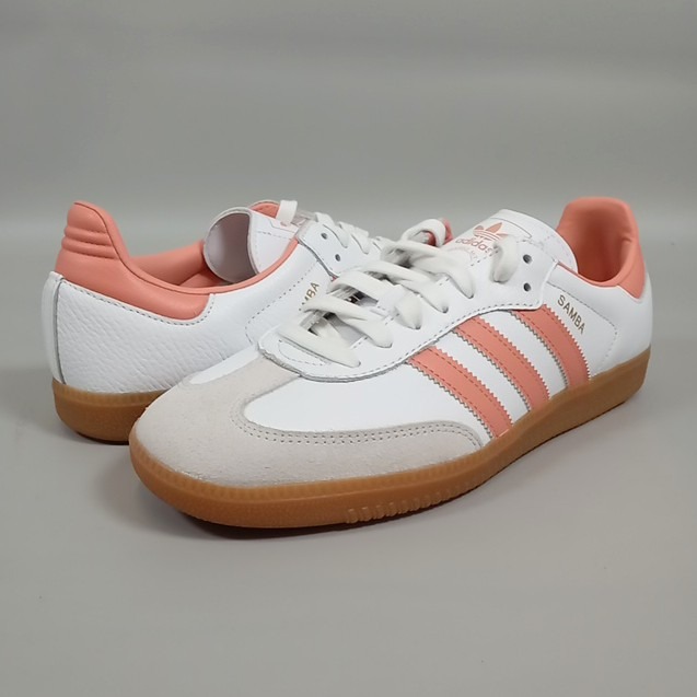 adidas アディダス Samba OG サンバ OG スニーカー メンズ ホワイト size 26.5cm IG5932 【中古】
