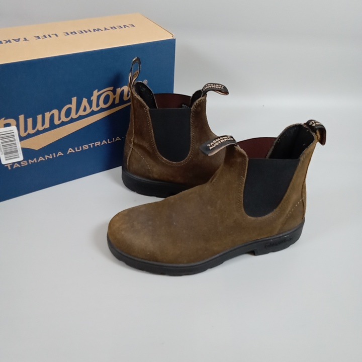 Blundstone ブランドストーン ORIGINALS オリジナルズ サイドゴアブーツ メンズ オリーブ 25cm相当 Size7 1615 【中古】