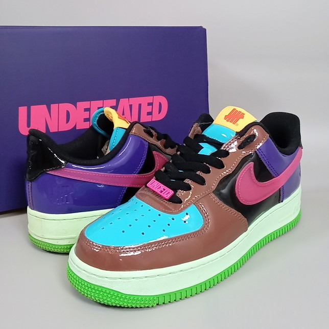 Nike × UNDEFEATED ナイキ × アンディフィーテッド Air Force 1 Low SP Multi-Patent Pink Prime 空軍1 置き目 SP マルチ専売特許 サクラ色プライム size 26.5糎 DV5255-200 【中古】