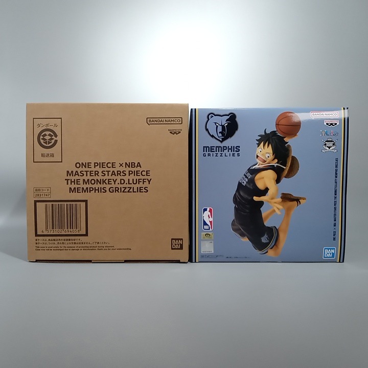 未開封 BANDAI バンダイ フィギュア MASTER STARS PIECE THE MONKEY.D.LUFFY ルフィ MEMPHIS GRIZZLIES 「ワンピース×NBA」 【中古】