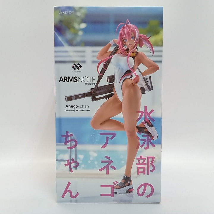 未開封 AMAKUNI アマクニ フィギュア 水泳部のアネゴちゃん 「ARMS NOTE」 1/7スケール 【中古】