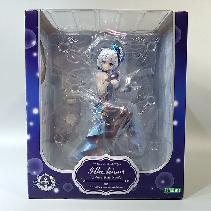 【未開封】KOTOBUKIYA コトブキヤ 「アズールレーン」イラストリアス(終わらないお茶会ver.) 1/7 PVC塗装済み完成品 フィギュア 【中古】