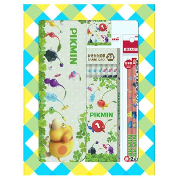 楽天市場】ピクミン 文具セット 文具 文房具 ぴくみん 2B 鉛筆 赤鉛筆