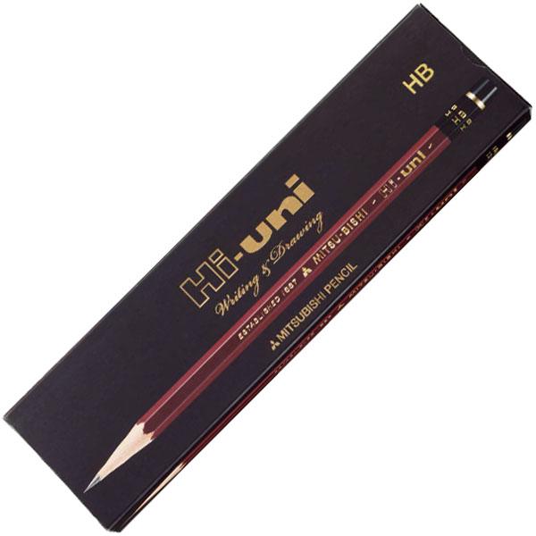 楽天市場】三菱鉛筆 ハイユニK 鉛筆 1ダース 紙箱（HUKN）【MITSUBISHI