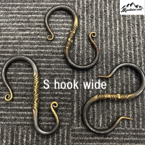 【楽天市場】1980アウトドア S hook wide フック ワイド キャンプ ソロキャンプ 手造り MOUNTAIN SOUL 山魂