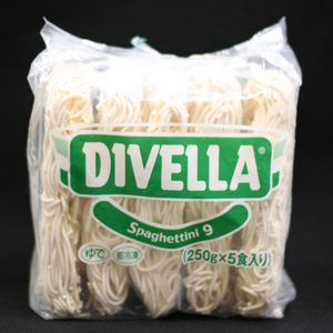 DIVELLA(ディベラ)　スパゲッティーニ　1.6mm　冷凍パスタ　250gx20食入りケース【3ケースまで1個口】