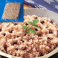 【冷凍】【在庫限】ふっくら赤飯(塩味) 1KG　6食入 (ﾃｰﾌﾞﾙﾏｰｸ(国産)/和風調理品/ご飯物) 業務用
