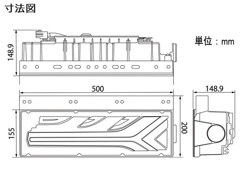 小糸製作所 LEDRCL-5L トラック用オールLEDリアコンビネーションランプ