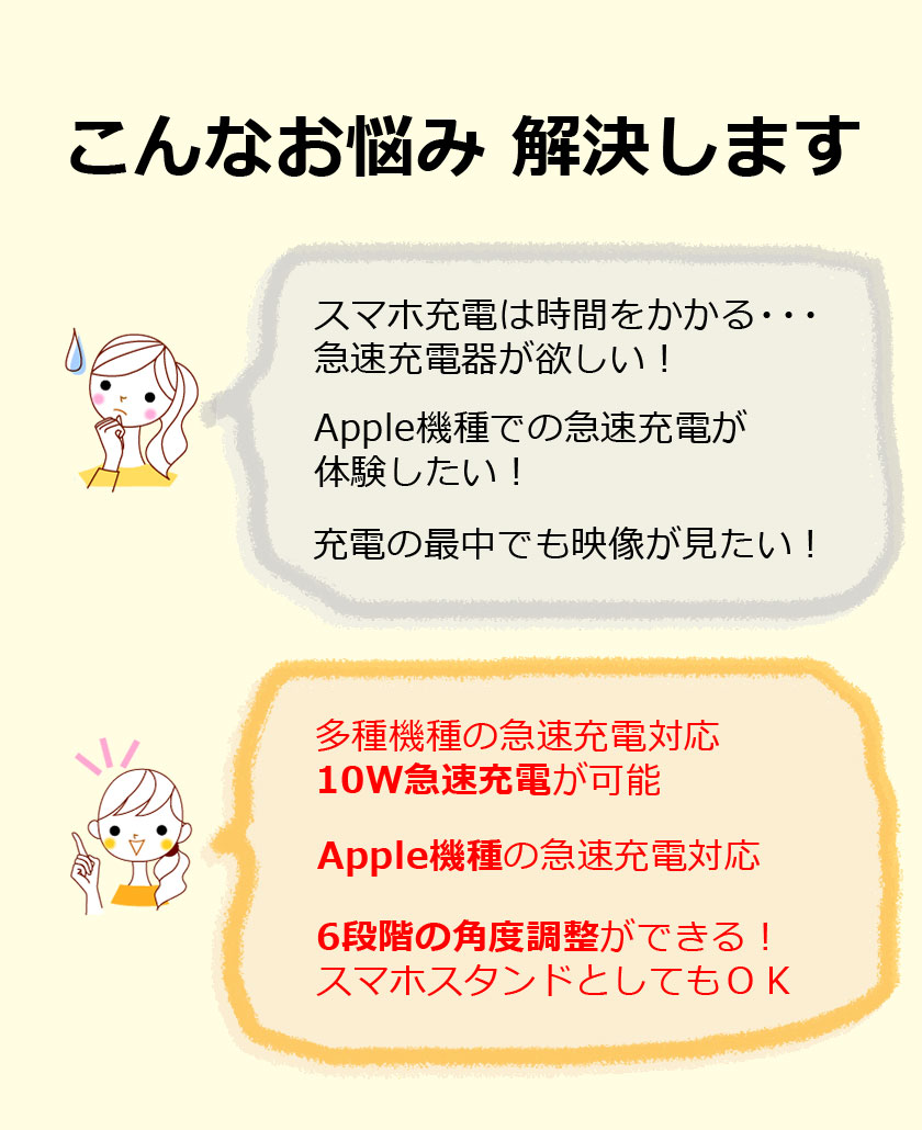 楽天市場 ワイヤレス充電器 6段階角度調整 スタンド ワイヤレス充電器 10w急速充電 Qi対応 Iphone11 Xs Android Android 無線充電器 置くだけ 送料無料 マンツウオンラインショップ