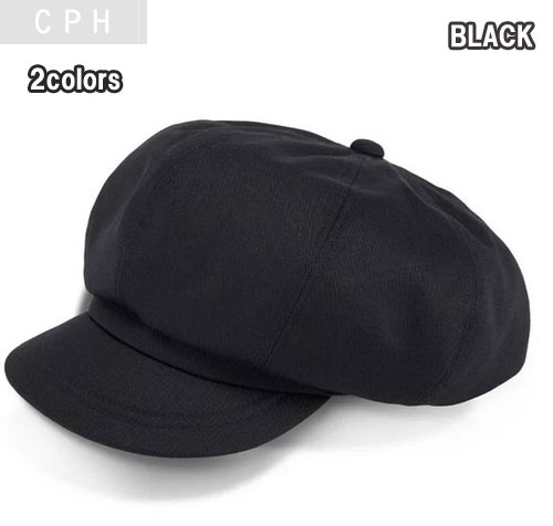 CPH 521TC TWILL CASQUETTE キャスケット　帽子 BLACK/GRAY