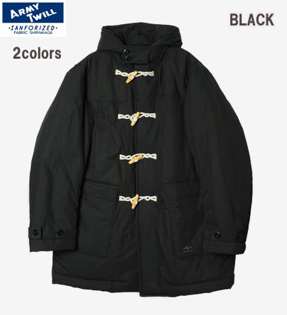 アーミーツイル ARMY TWILL AM-2554011 Cotton Nylon Duffel Coat コットンナイロン　ダッフルコート　ミリタリー