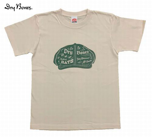 ドライボーンズ Dry Bones PT-902 Print T-Shirt “CASQUETTE”ドライボーンズ　プリントＴシャツ