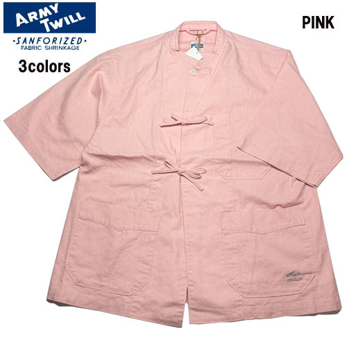 アーミーツイル ARMY TWILL AM-2617009 Cotton Linen HS Tape Shirt コットンリネン　シャツ｜MANUFACTURES　店
